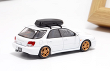 Load image into Gallery viewer, 1:64 Furuya White Impreza WRX STI VIII 8 Wagon Model Diecast Metal Car New Collection