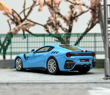Load image into Gallery viewer, LT 1:64 Blue F12 TDF V12 Super Racing Sports Model Diecast Metal Car New Collection