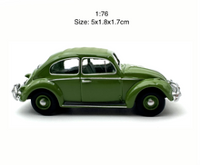 Load image into Gallery viewer, 1:76 Green 1963 VW Beetle Classic Sports Model Diecast Metal Car New Collection