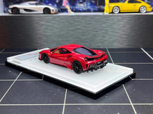 Load image into Gallery viewer, RW 1:64 Red 488 Pista Hard Top Super Racing Sports Model Diecast Resin Car New Collection