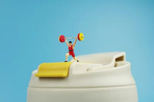 Load image into Gallery viewer, 1:64 Painted Figure Model Miniature Resin Diorama Sand Weightlifter Sports Toy