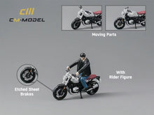 Load image into Gallery viewer, CM 1:64 Silver R nineT Man Figure Sports Model Diecast Metal Motorcycle New