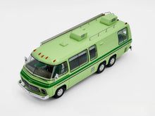 Load image into Gallery viewer, MK 1:64 Green HEC GMC Motor Home Road Trip RV Van Model Diecast Resin Car New Collection