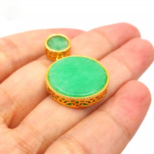 Load image into Gallery viewer, Nature Jade Fu Fortune Pendant Necklace Gift Jewelry charm Blessing Lucky New
