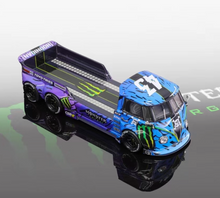 Load image into Gallery viewer, Liberty 1:64 Purple T1 6x6 Flatbed Tow Truck Model Diecast Metal Car New Collection