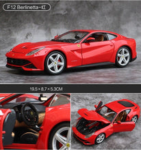 Load image into Gallery viewer, Bburago 1:24 Red F12 Berlinetta Racing Sports Model Toy Diecast Metal Car BN