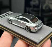 Load image into Gallery viewer, Mortal 1:64 Silver M2 G87 Coupe Sports Model Diecast Metal Car New Collection