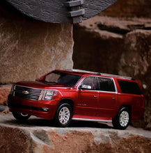 Load image into Gallery viewer, GOC 1:64 HEC Red 2015 Suburban Full Sized SUV Model Diecast Metal Car New Collection