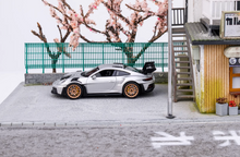 Load image into Gallery viewer, SOLO 1:64 Silver 2021 911 GT3 RS 992 Racing Sports Model Diecast Resin Car New