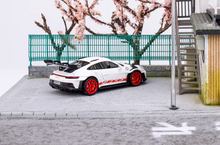Load image into Gallery viewer, SOLO 1:64 White 2021 911 GT3 RS 992 Racing Sports Model Diecast Resin Car New