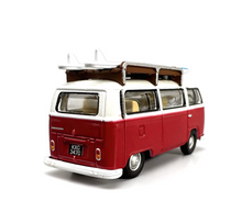 Load image into Gallery viewer, 1:76 Red VW T2 Camper Surfing Van Sports Model Diecast Metal Car New Collection