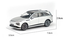 Load image into Gallery viewer, XCARTOYS 1:64 Silver Xpeng G9 EV Electric Vehicle SUV Model Diecast Metal Car