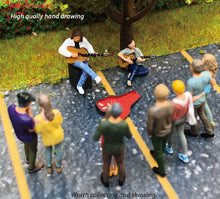 Load image into Gallery viewer, 1:64 Painted Figure Mini Model Miniature Resin Diorama Guitar Singer Artist Toy