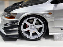 Load image into Gallery viewer, Onemodel 1:18 Silver Carbon Evo 9 IX Voltex Sports Model Diecast Resin Car New Collection