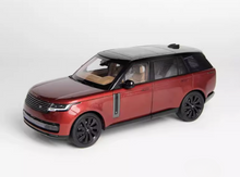 Load image into Gallery viewer, LCD 1:18 Red 2022 Range Rover SV SUV Sports Model Diecast Metal Car New Collection