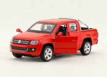 Load image into Gallery viewer, CCA 1:43 Red VW Amarok Pickup Truck Sports Model Toy Diecast Metal Car BN