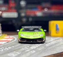 Load image into Gallery viewer, HH 1:64 Green Aventador SVJ LP770-4 Racing Sports Model Diecast Metal Car New Collection