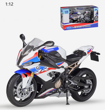 Load image into Gallery viewer, WELLY 1:12 2021 S1000RR Heavy Sports Racing Model Diecast Metal Motorcycle