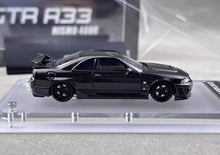 Load image into Gallery viewer, FH 1:64 Black Carbon Skyline GTR R33 Nismo 400R Model Diecast Metal Car New Collection