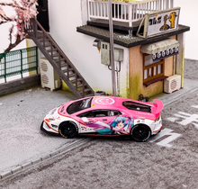 Load image into Gallery viewer, King 1:64 Pink LP610 Huracan LBWK Racing Sports Model Diecast Metal Car New