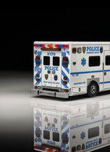 Load image into Gallery viewer, 1:64 596 White E450 Ambulance Police Emergency Van Model Diecast Metal Car New Collection