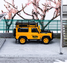 Load image into Gallery viewer, Master 1:64 Yellow Defender 90 SUV Off Road Sports Model Diecast Metal Car New