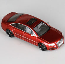 Load image into Gallery viewer, JKM 1:64 Red S8 Sedan Sports Model Diecast Metal Car New Collection