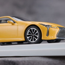 Load image into Gallery viewer, AR 1:64 Yellow 2018 LC500 Coupe Sports Model Diecast Metal Car New Collection