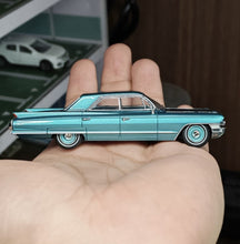 Load image into Gallery viewer, MK 1:64 Blue HEC Scene 1962 Deville Muscle Sedan Model Diecast Metal Car New Collection