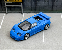 Load image into Gallery viewer, MINIGT 1:64 Blue Bugatti EB110 Super Sports Model Diecast Metal Car New Collection