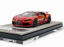 Load image into Gallery viewer, HH 1:64 Red Orange Chiron Super Sports 300+ Model Diecast Resin Car BN