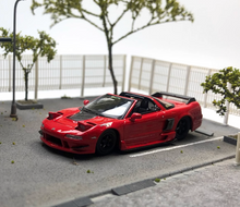 Load image into Gallery viewer, FY 1:64 Red JDM NSX TRA Camper Trailer Sports Model Diecast Metal Car New