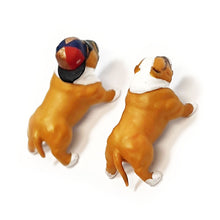 Load image into Gallery viewer, 1:64 Painted Figure Mini Model Miniature Resin Diorama Sand BullDog Pet Decor