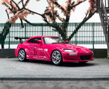 Load image into Gallery viewer, SW 1:64 JDM Pink S2000 FNF Hard Top Racing Sports Model Diecast Metal Car New Collection