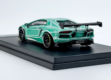 Load image into Gallery viewer, King 1:64 Luminous Green Aventador LP700 LBWK Sport Model Diecast Metal Car