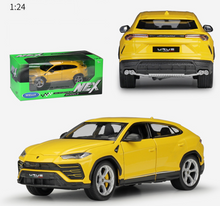Load image into Gallery viewer, WELLY 1:24 URUS SUV Super Racing Sports Model Diecast Metal Car Display