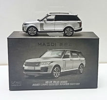 Load image into Gallery viewer, Masdi 1:64 2020 Silver Range Rover SUV ORV Sports Model Diecast Metal Car New Collection