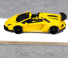 Load image into Gallery viewer, FW 1:64 Yellow Aventador LP700 Convertible LBWK Sport Model Diecast Resin Car