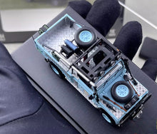 Load image into Gallery viewer, SW 1:64 Blue Gulf Defender 90 Pickup Sports Model Diecast Metal Car BN