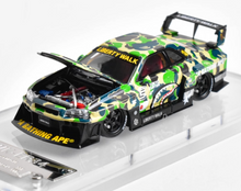 Load image into Gallery viewer, SW 1:64 Camo Skyline GTR ER34 Tokyo Custom Sports Model Diecast Metal Car New Collection