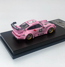 Load image into Gallery viewer, King 1:64 Pink 964 RWB #43 Classic Racing Sports Model Diecast Metal Car New