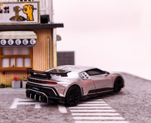 Load image into Gallery viewer, U2 1:64 Silver Centodieci 110 Super Racing Sports Model Diecast Resin Car New