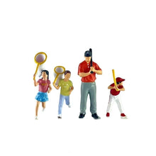 Load image into Gallery viewer, 1:64 Painted Figure Model Miniature Resin Diorama Sand Outdoor Family Activity