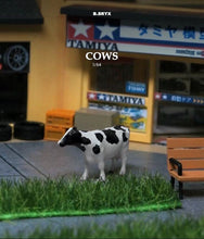 Load image into Gallery viewer, 1:64 Painted Figure Mini Model Miniature Farm Scenes Resin Milk Cow Dairy Cattle