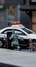 Load image into Gallery viewer, 1:64 Painted Figure Mini Model Toy Miniature Car Scenes Resin Police Man Shield