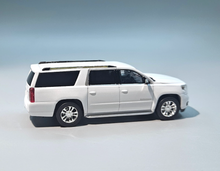 Load image into Gallery viewer, GOC 1:64 White 2015 Suburban Full Sized SUV Model Diecast Metal Car New Collection