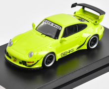 Load image into Gallery viewer, XF 1:64 Green RWB 993 Racing Sports Classic Diecast Model Metal Car New Collection