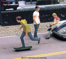 Load image into Gallery viewer, 1:64 Painted Figure Mini Model Miniature Resin Diorama Street Tattoo Man Boy Guy