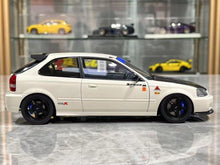 Load image into Gallery viewer, MH 1:18 White Civic Type R EK9 Spoon B16B Vtec Engine Model Diecast Metal Car