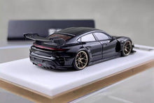 Load image into Gallery viewer, 404Error 1:64 Black Taycan Roof Box Racing Sports Model Diecast Resin Car New Collection